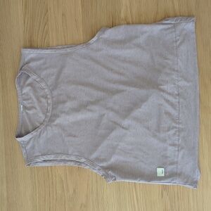 Vuori Cross Back Muscle Tank - Dusty Rose Size Small